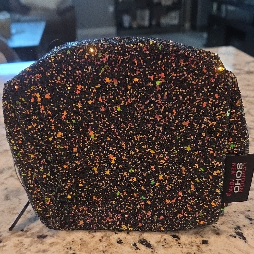 Soho Glitter Makeup Bag